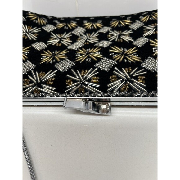 Vintage Black and Gold and silver Walborg Purse - Picture 5 of 10